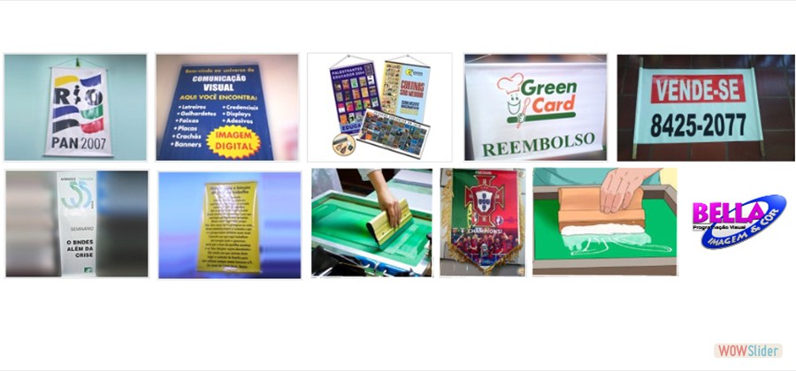 FAIXAS - GALHARDESTE E SILK-SCREEN